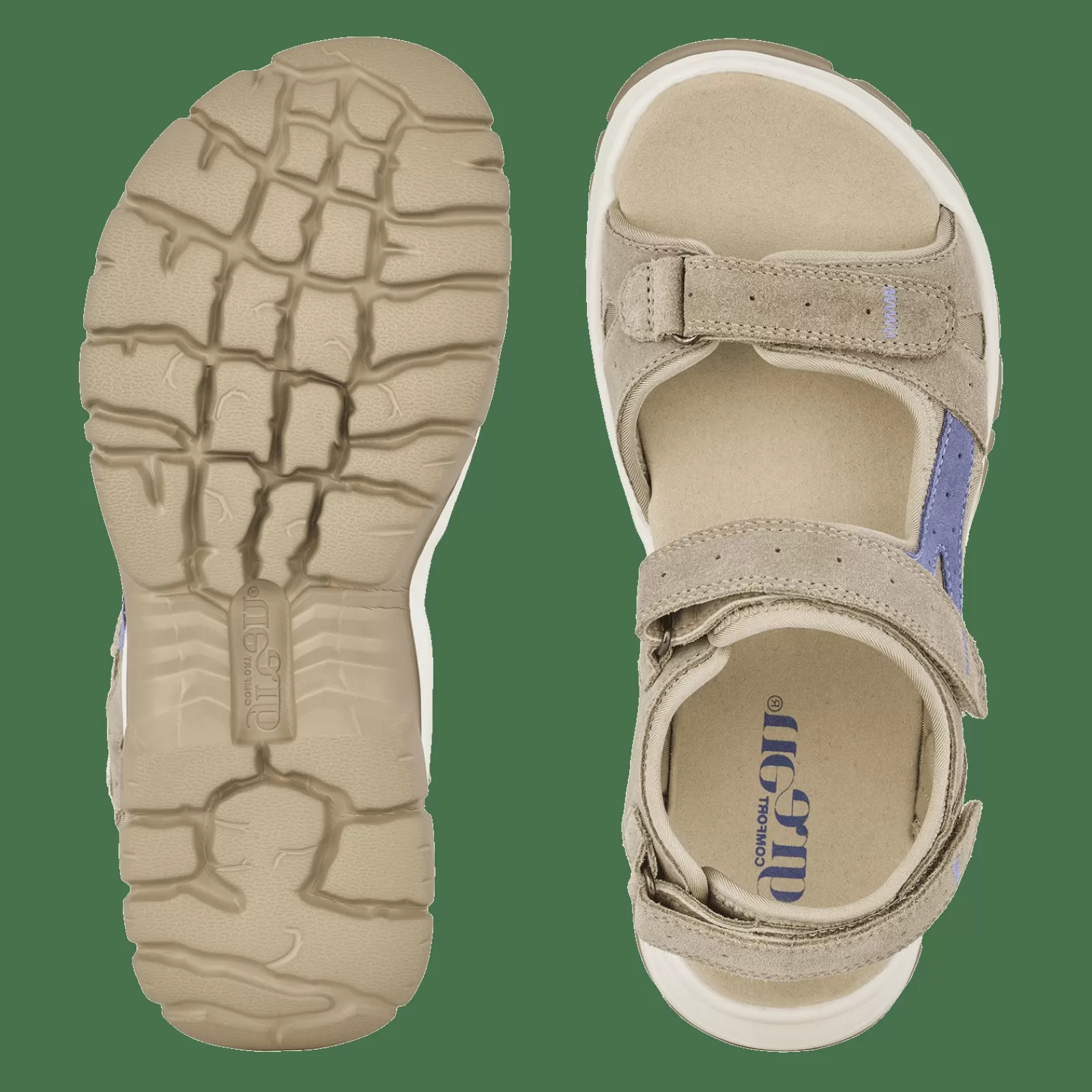 kiruna_kammi__sand_3.webp Sandaler Med Flad Sål>Green Comfort Kiruna Kammi - Sand