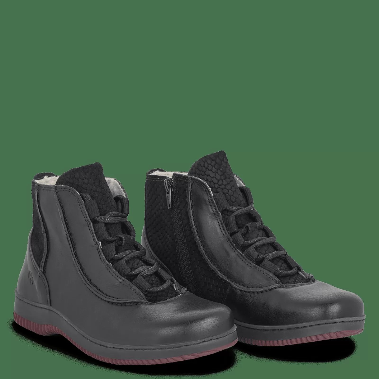 lugano_lily__sort_5-4.webp Støvler Med Foer>Green Comfort Lugano Lily - Sort