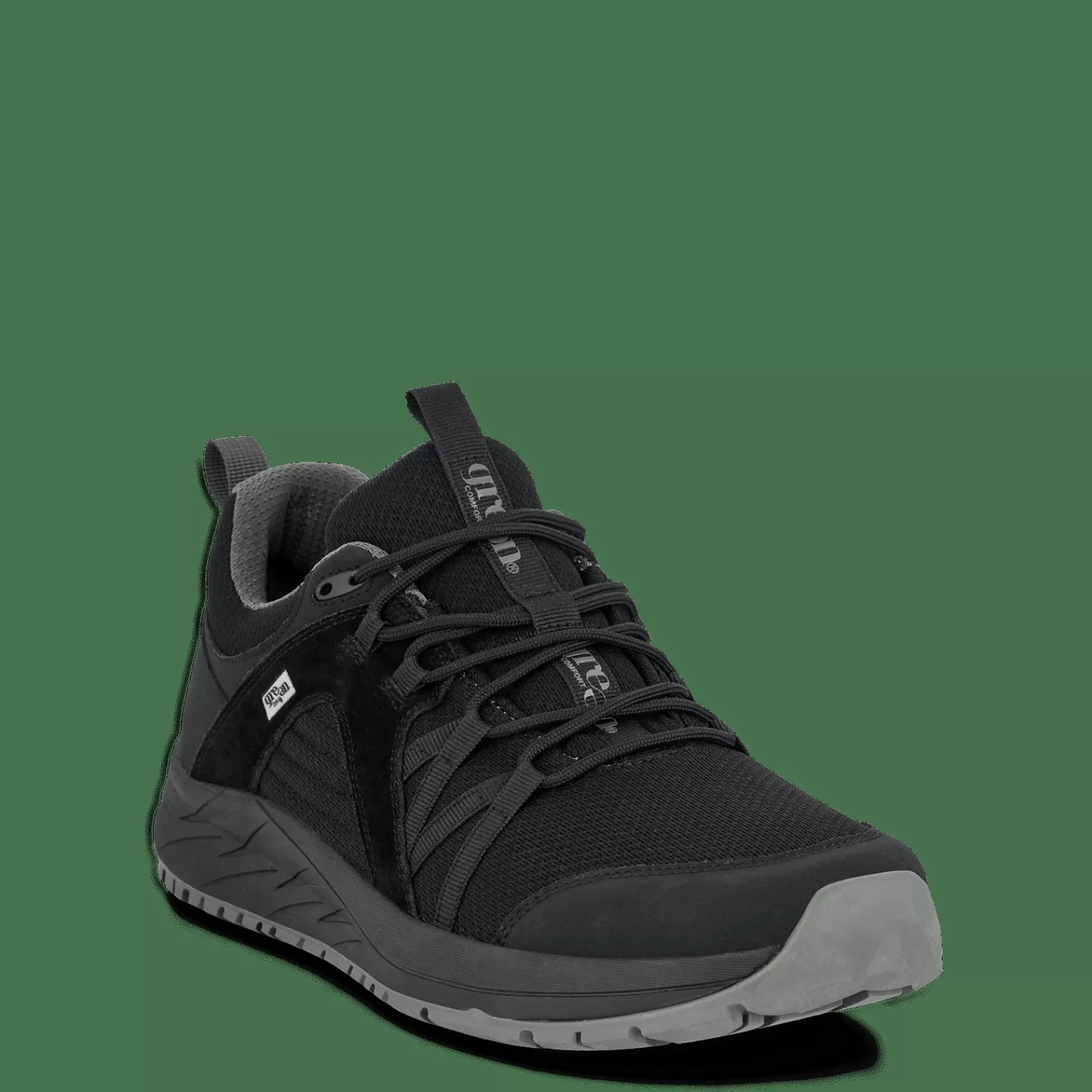 path_peter__sort_2-1.webp Outdoor Sko>Green Comfort Path Peter - Sort