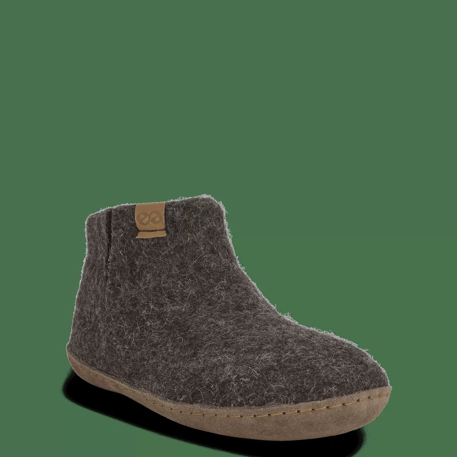 wool_everest__brown_2-3.webp Hjemmesko Med Skindsål>Green Comfort Wool Everest - Brown