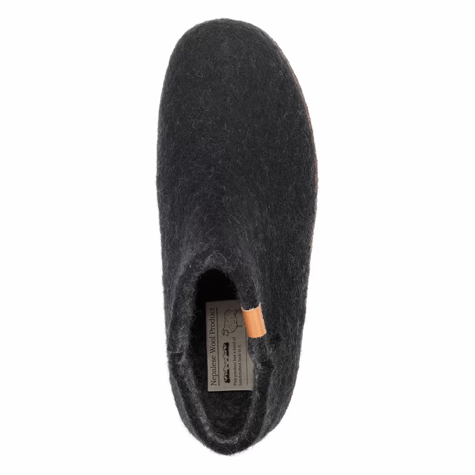 wool_everest__sort_3-3.webp Hjemmesko Med Skindsål>Green Comfort Wool Everest - Sort