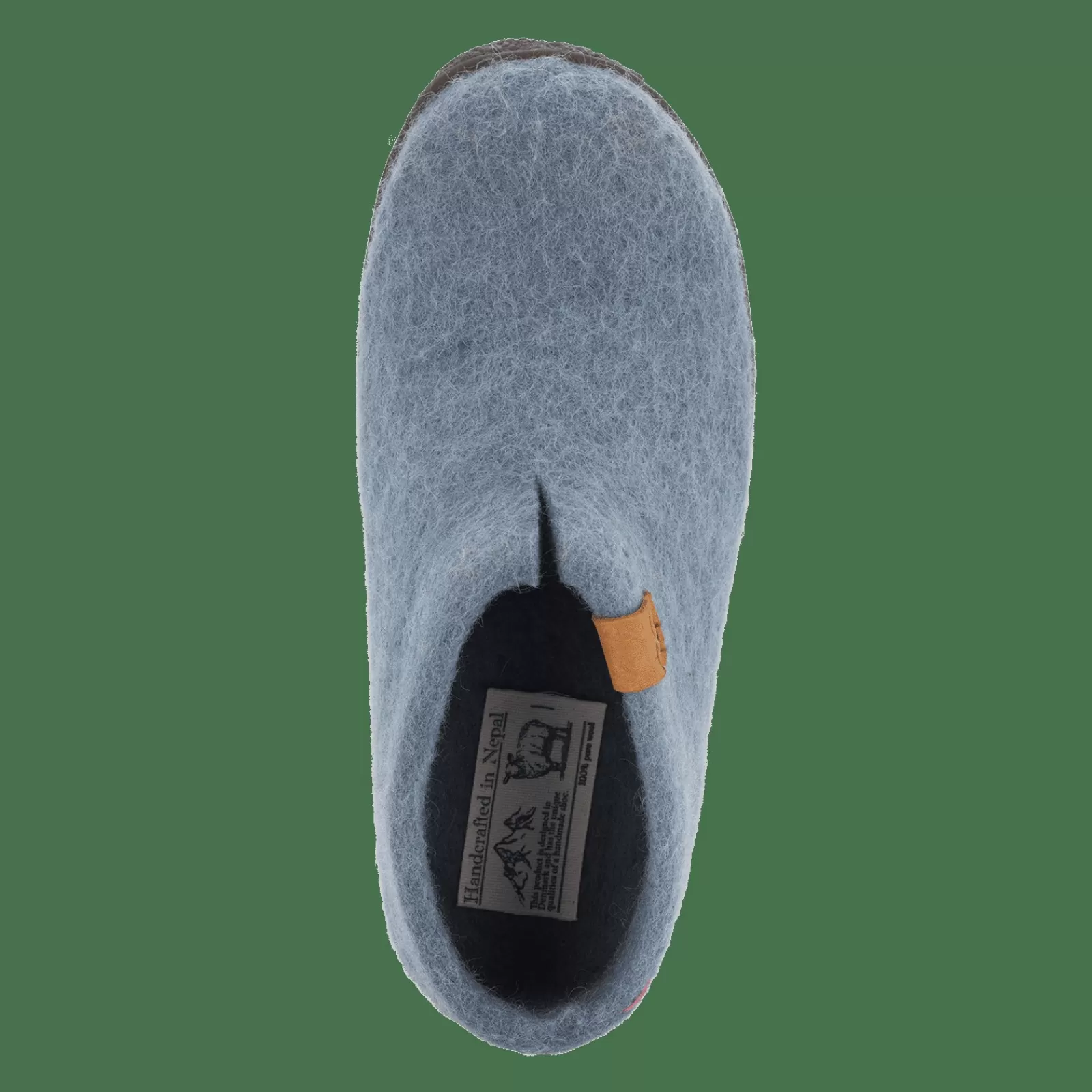 wool_pumori__light_blue_3-1.webp Hjemmesko Med Gummisål>Green Comfort Wool Pumori - Light Blue