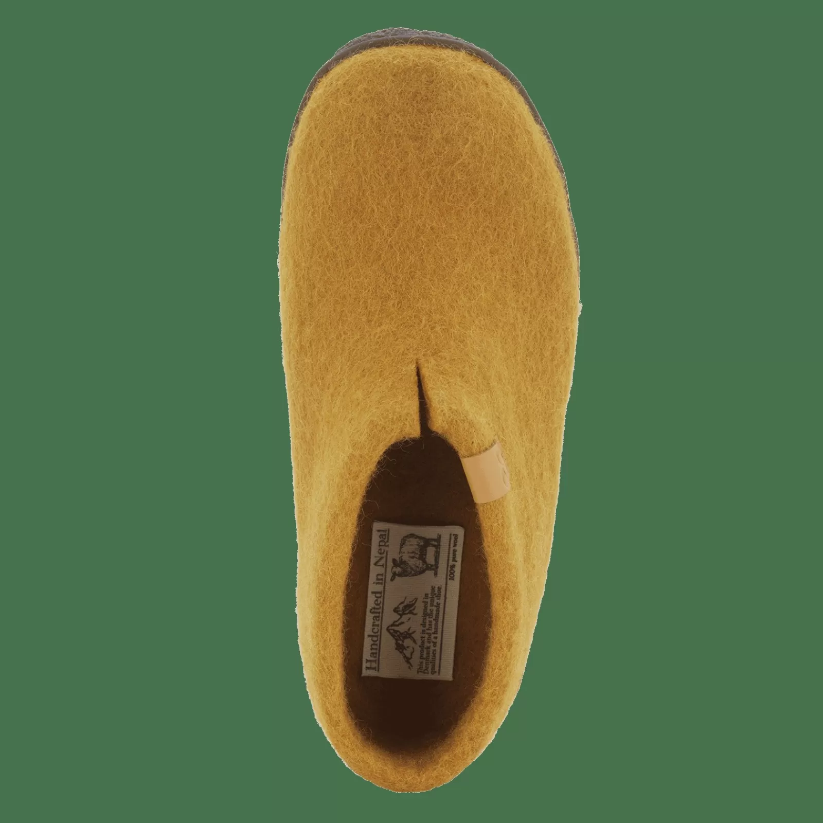 wool_pumori__sun_yellow_3-2.webp Hjemmesko Med Gummisål>Green Comfort Wool Pumori - Sun Yellow